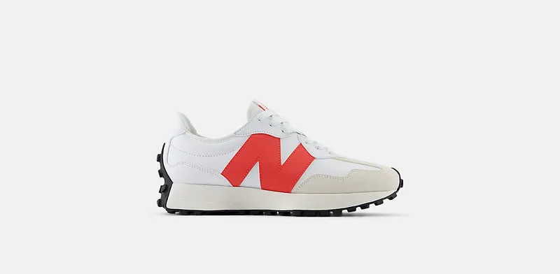 New Balance 327 White Burst Red | U327SKA