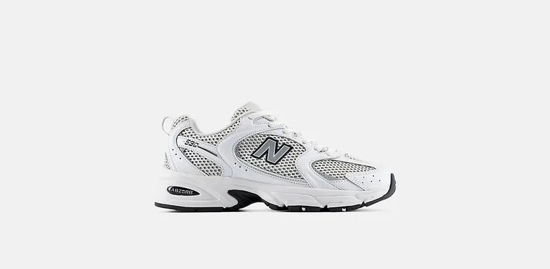 New Balance 530 “White Silver Metallic Black Sole” | U530KLB