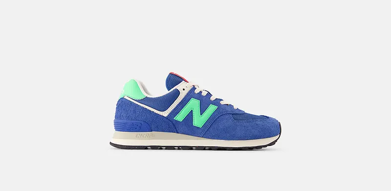 New Balance 574 Blue Agate Lime Leaf | U574BSC