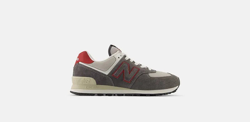 New Balance 574 Castlerock Team Red | U574QGY