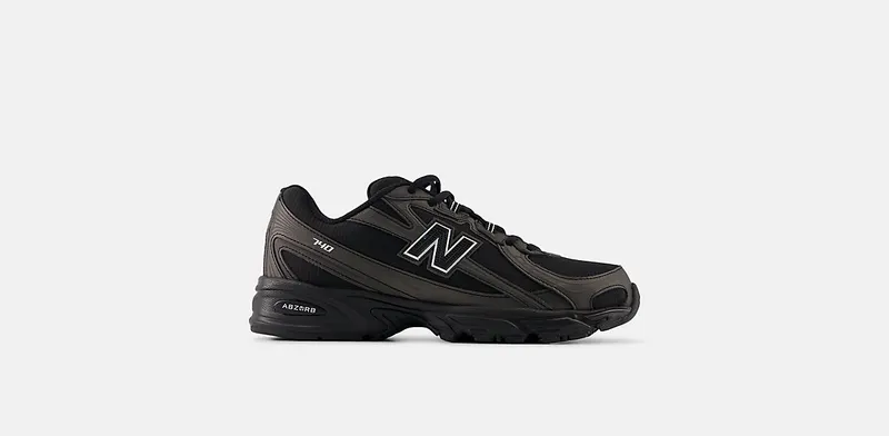 New Balance 740 “Black with Silver Metallic” “Black/Silver Metallic” | U740BS2