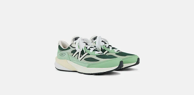 New Balance 990v6 “Made in USA – Avocado” “Avocado/Natural Mint” | U990AB6