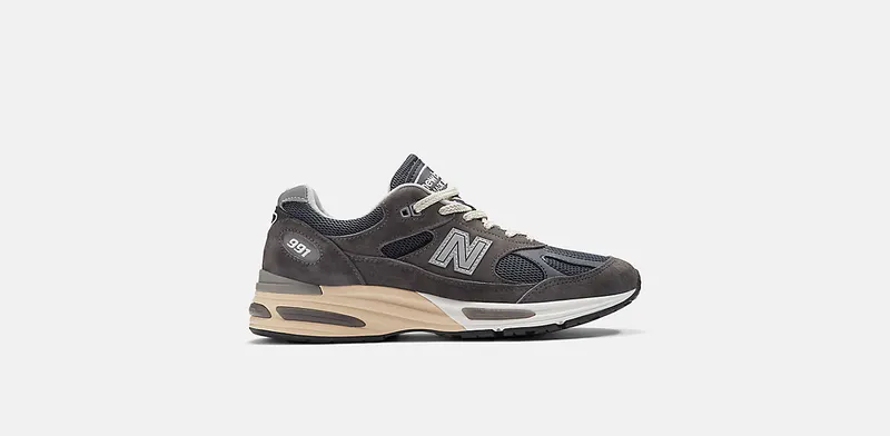 New Balance 991v2 MiUK Dark Gull Grey | U991GG2