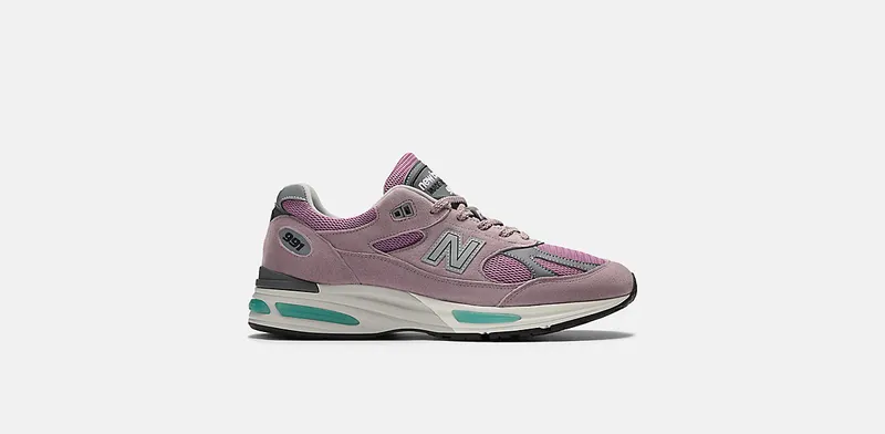 New Balance 991v2 “Smoked Pearl” “Polignac/White/Blue” | U991RR2