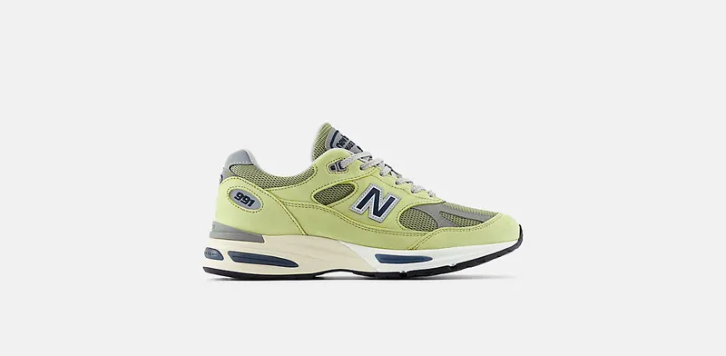 New Balance 991v2 Made In The UK ‘Summer Brights Green Banana’ | U991WG2