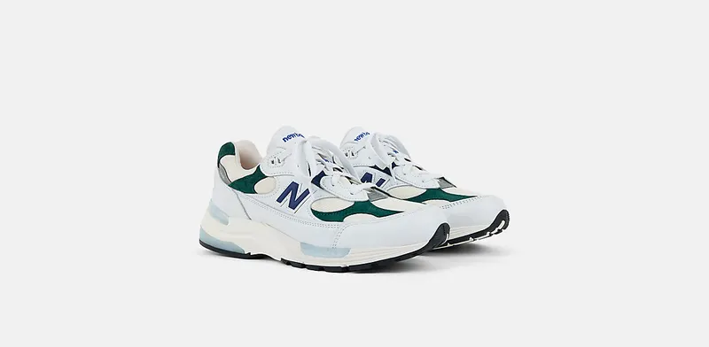 New Balance 992 “Made in USA – White Marsh Green” “White/Beige/Marsh Green” | U992GB