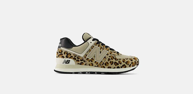 New Balance 574 “Leopard” “Stoneware With Linen And Black” | W574PN