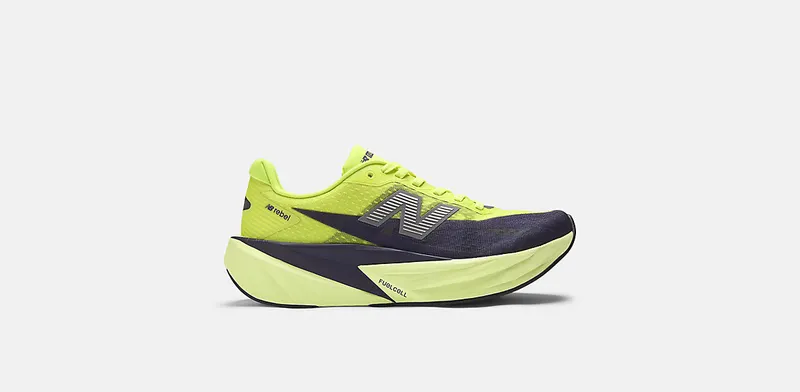 NEW BALANCE FuelCell Rebel v5 “ALKALINE GREEN / BOYSENBERRY / DARK SILVER METALLIC” | WFCX3PE