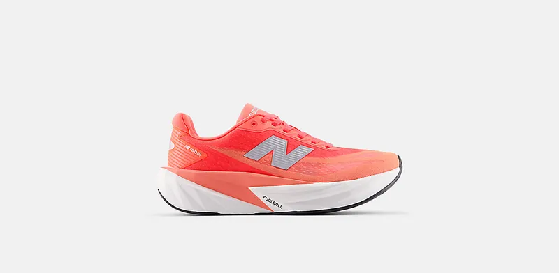 New Balance FuelCell Rebel v5 Urgent Red White Silver “Urgent Red / White / Silver Metallic” | WFCXL5A