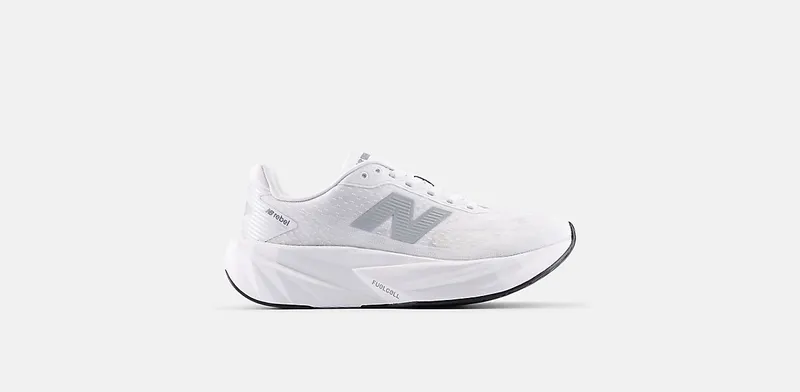 New Balance FuelCell Rebel v5 White Silver Black “White / Silver Metallic / Black” | WFCXLM5