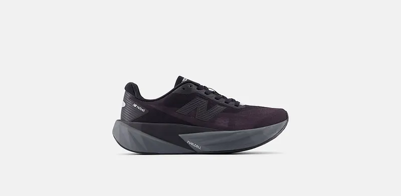 New Balance FuelCell Rebel v5 Black Castlerock “Black / Castlerock / Black Cement” | WFCXLO5
