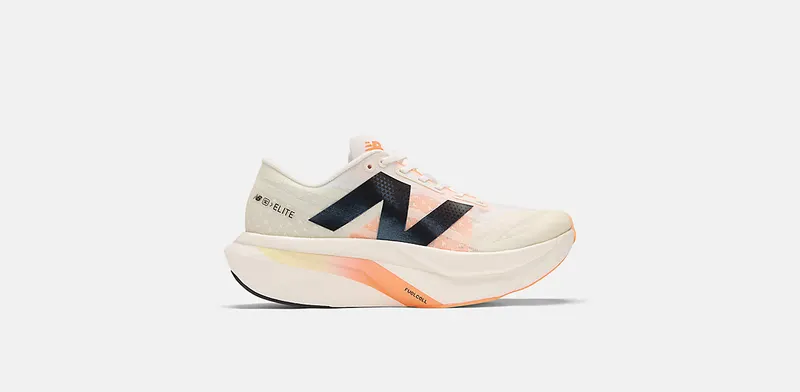 NEW BALANCE FuelCell SuperComp Elite v4 “White / Angora / Hot Mango” | WRCELCW4