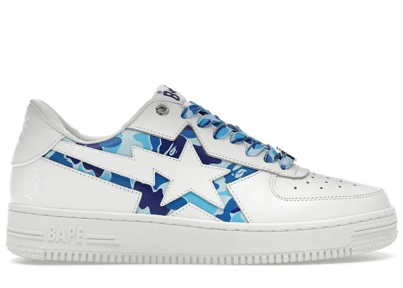 A Bathing Ape Bape Sta Icon ABC Camo Blue “White / Blue” | 1K30-191-307-BLU