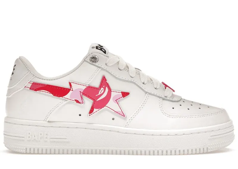 A Bathing Ape Bape Sta Low ABC Camo White Pink (2022) | 1I70191005-PNK