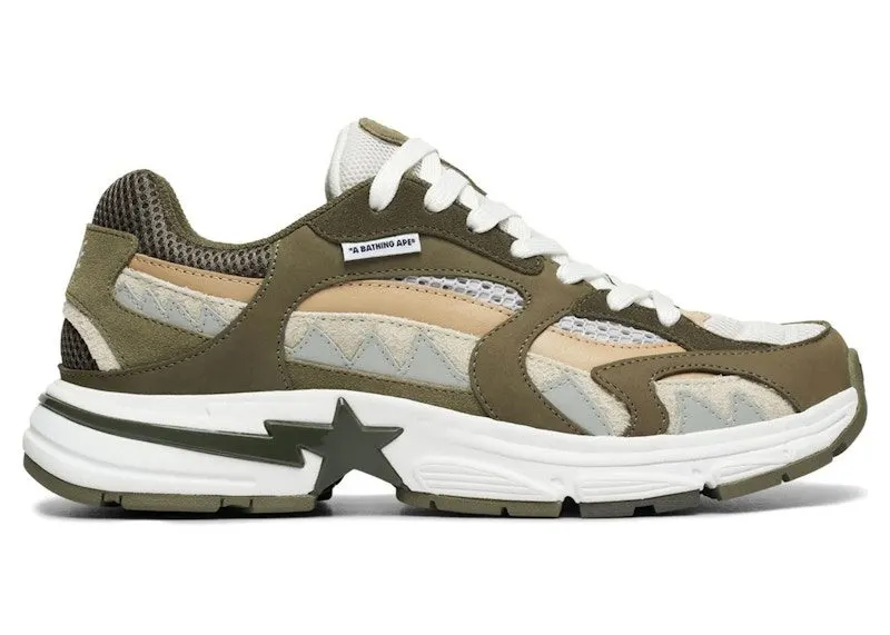 A Bathing Ape Shark Sta M2 Olive Drab | 1K70191315-OLD