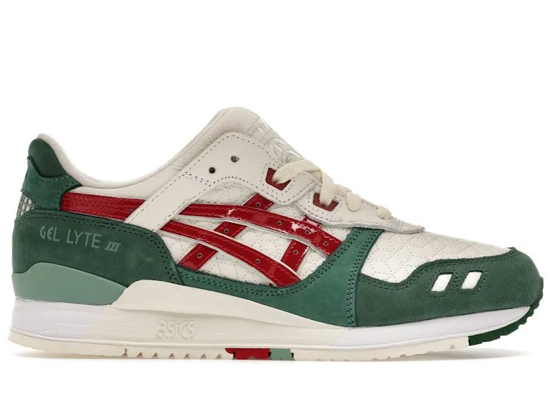 ASICS Gel-Lyte III Kith Italy “Green / Red / Cream” | 1201B014-201
