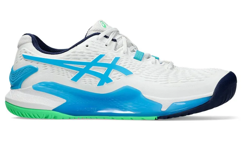 ASICS Gel-Resolution 9 White Digital Aqua | 1041A330-103