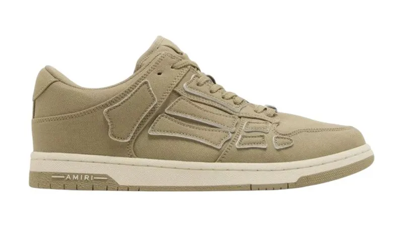 Amiri Chunky Canvas Skel Low Green | AW23MFS029-310