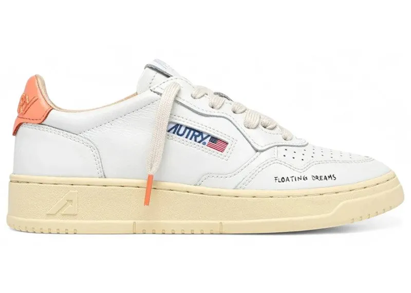 Autry Medalist DL White Peach Pink | AULW-DL03