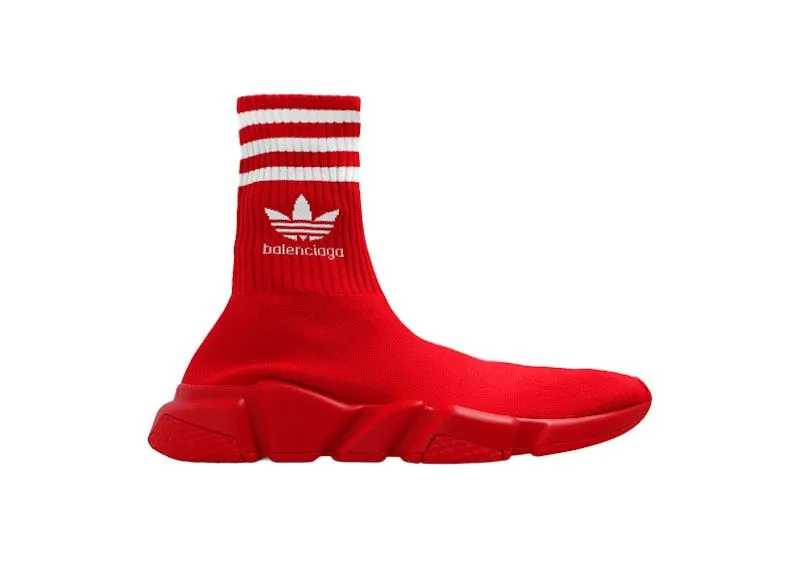 Balenciaga x adidas Speed Trainer Red White | 717589 WBDV1 6090