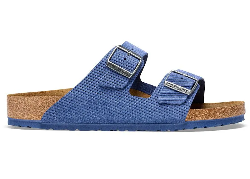 Birkenstock Arizona Embossed Corduroy Suede Indigo | 1026134