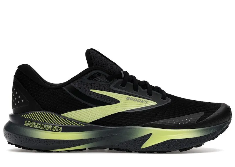 Brooks Adrenaline GTS 24 Weatherized Black Ebony New Yellow | 110438-1D-033