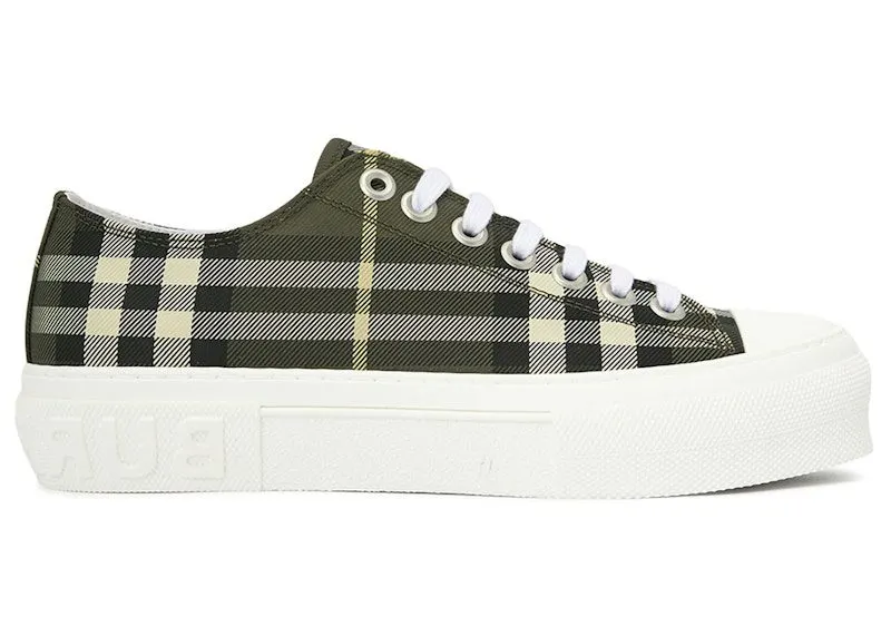 Burberry Training Jack Check Sneaker Green Nova Check | 8118854