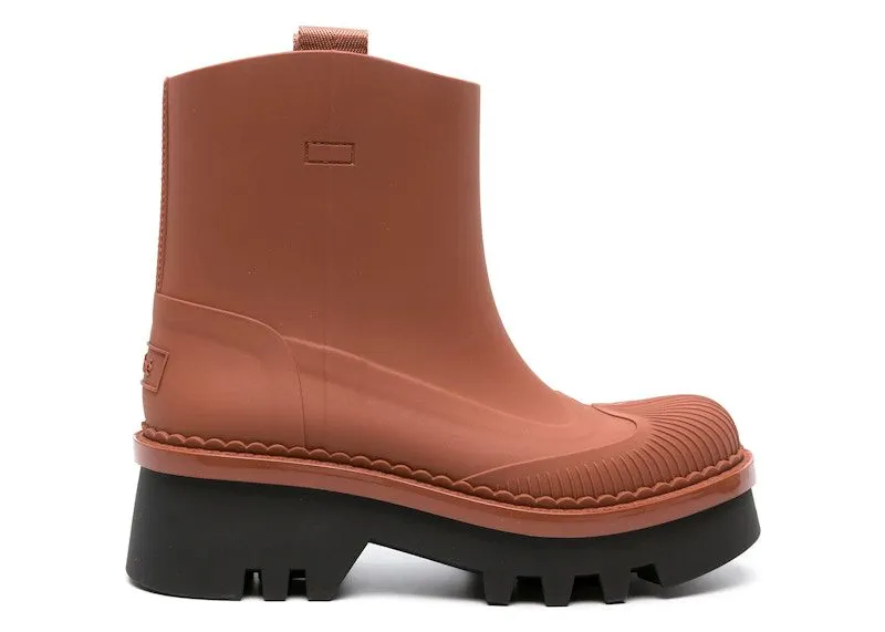 Chloe Raina 55mm Slip-On Boots Brown Black | CHC23A904FP-26K
