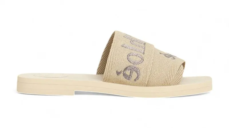 Chloe Woody Mule Beige | CHC25S188QT2YC