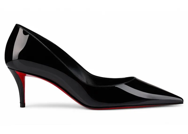 Christian Louboutin Miss Z 60mm Pump Black Patent Calf Leather | 1250938B439