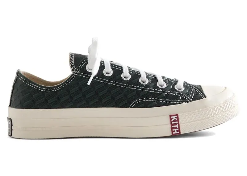Converse Chuck Taylor All Star 70 Ox Kith Monogram Black Scarab “Black / Scarab / Egret Deco” | A11439C