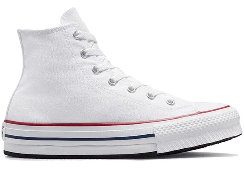 Converse Chuck Taylor All Star EVA Lift Canvas Platform White Garnet Navy | 272856C