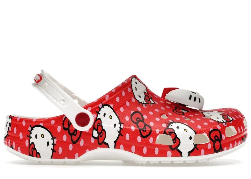 Crocs Classic Clog Hello Kitty Red Polka Dots “Multi” | 210575-90H
