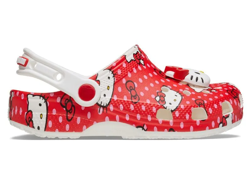 Crocs Classic Clog Hello Kitty Red Polka Dots “Red / White” | 210576-90H