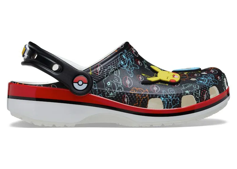 Crocs Classic Clog Pokémon Starters “Black / Multi” | 211344-90H
