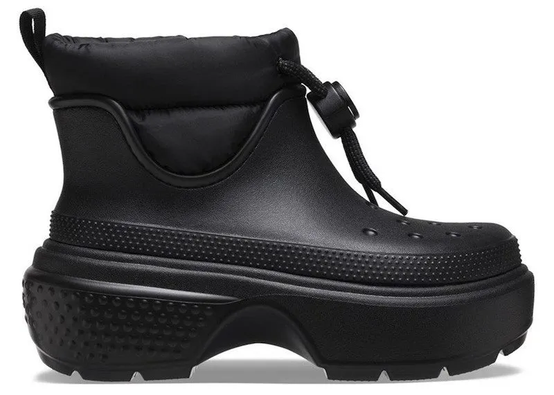 Crocs Stomp Puff Boot Black | 209324-001