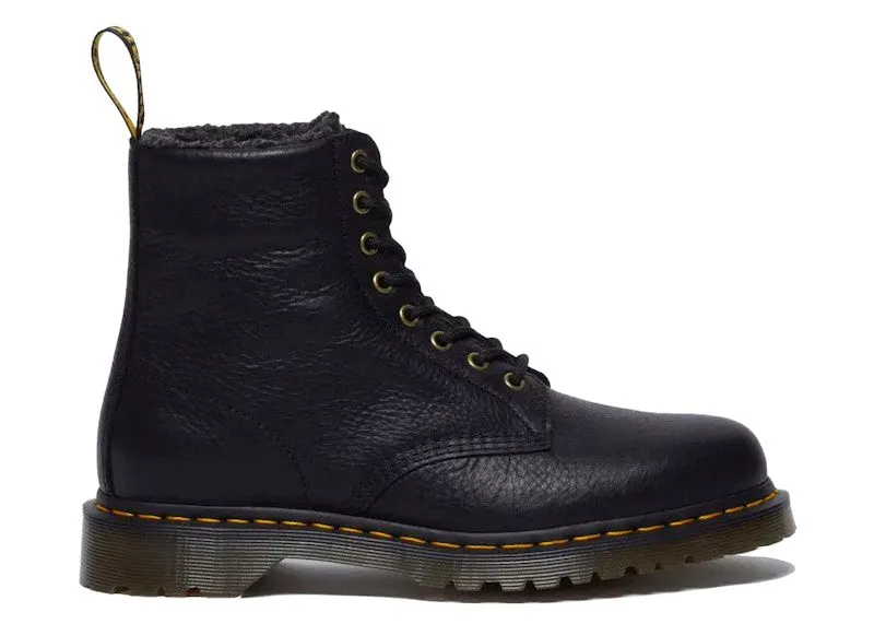 Dr. Martens 1460 Faux Fur Lined Boot Black “Black / Grizzly” | 31873001