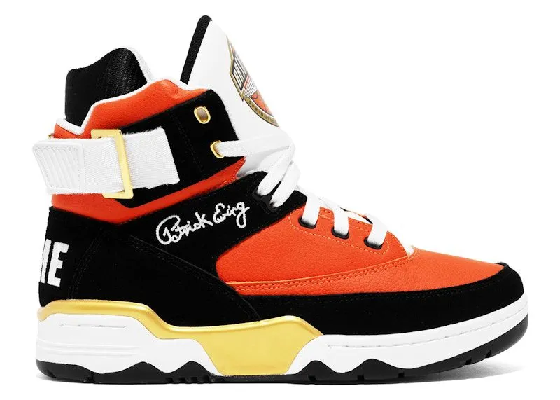 Ewing 33 Hi Naismith Basketball Hall of Fame Hoop Hall Logo “Orange / Black / Gold” | 1BM02474-806
