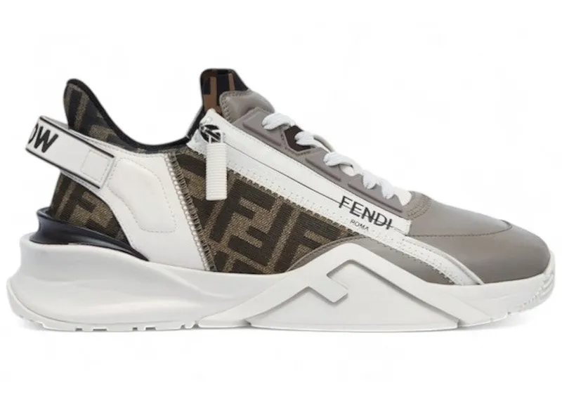 Fendi Flow Low Beige White FF | 8E8035AJZHF1MDC