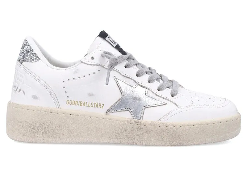 Golden Goose Ball Star 2 Deluxe White Silver “White / Silver Metallic” | GWF00804.F006966.80185