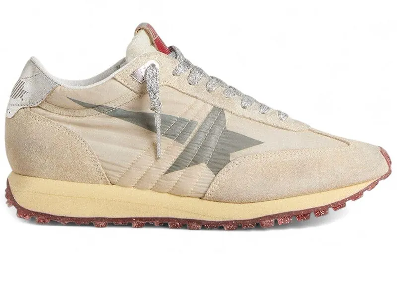 Golden Goose Marathon Beige Nylon Grey Star Red “Beige / Grey / Red” | GWF00683-F007399-15260