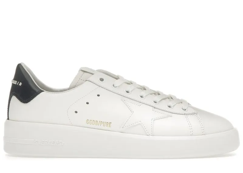 Golden Goose Purestar White Navy “White / Black” | GMF00197.F004161.10793