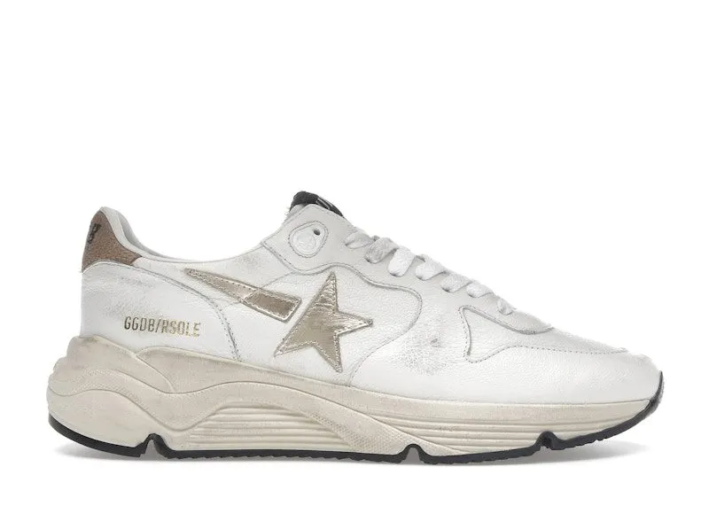Golden Goose Running Sole White Gold “White / Gold / Beige” | GWF00126.F006129.10834