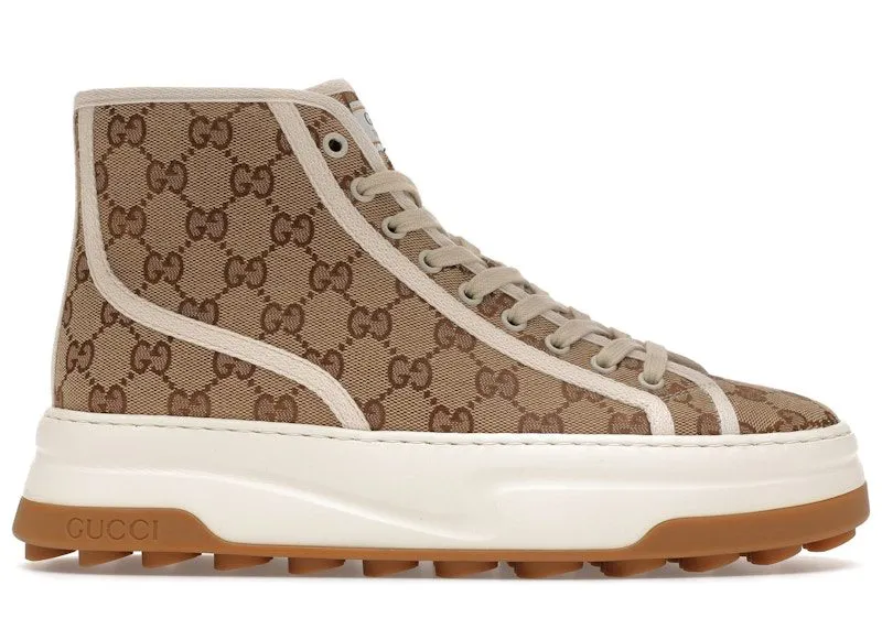 Gucci GG High Sneaker Interlocking G Beige “Beige / Ebony” | 745999 20Q20 9745