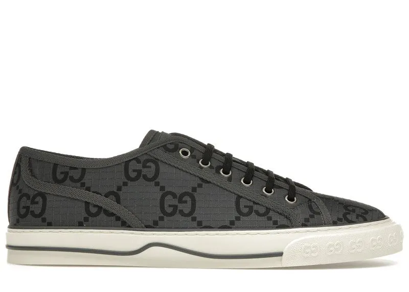 Gucci Tennis 1977 GG Monogram Grey Black “Dark Grey / Black” | 771461 FACTD 1144