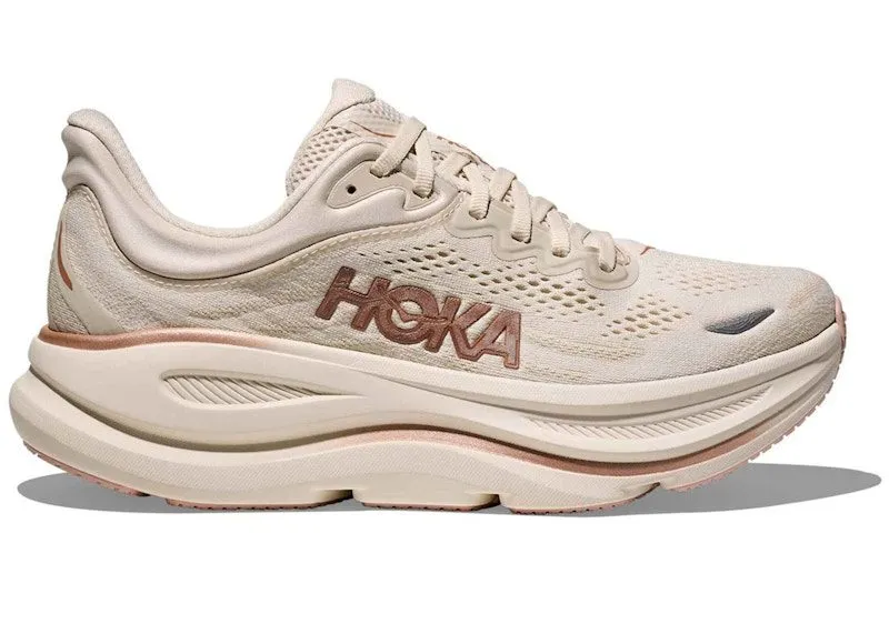 Hoka One Bondi 9 Oat Milk Rose Gold | 1162012-OSG