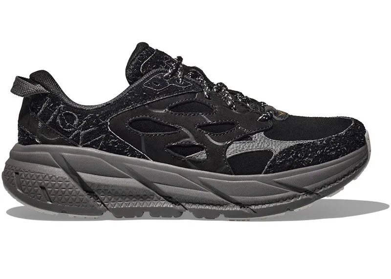 Hoka One Clifton L Elite Terrain System Black Satellite Grey | 1150910-BCKST