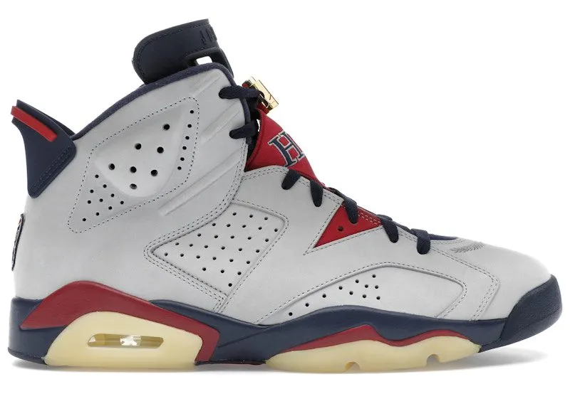 Jordan 6 Retro Howard Bisons PE (2021) “White / Metallic Silver / Midnight Navy” | DR5500-1176198-SZ-1176198-SU21