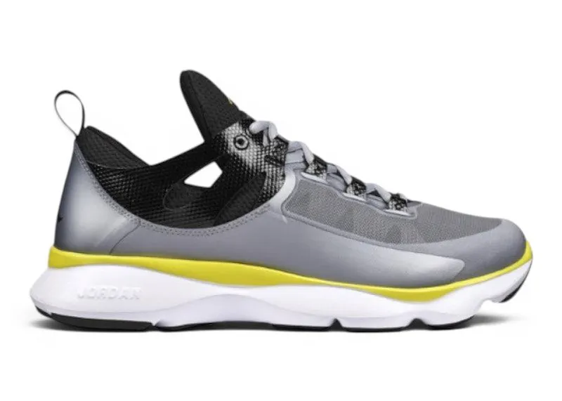 Jordan Flight Runner Wolf Grey Vibrant Yellow “Wolf Grey / Black / Vibrant Yellow” | 631606-070