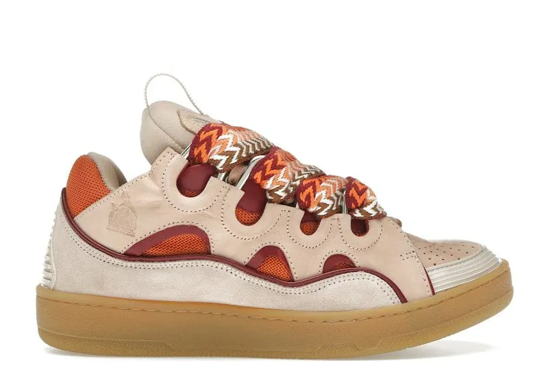 Lanvin Curb Sneaker Pale Pink Mango | FW-SKDK02-DRAG-E23